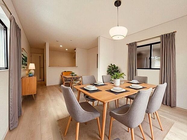 本画像はCGで作成しており、実際に現地に家具は置かれておりません。また、価格に家具は含まれておりません。