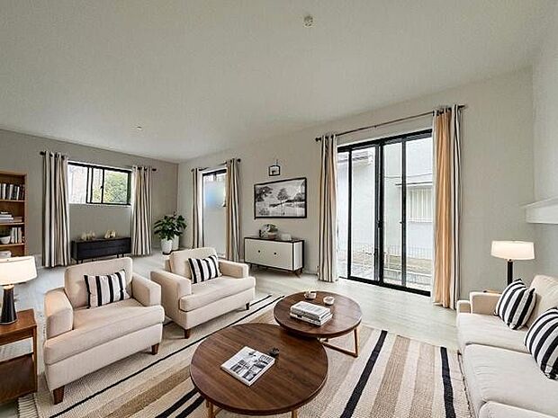 本画像はCGで作成しており、実際に現地に家具は置かれておりません。また、価格に家具は含まれておりません。 