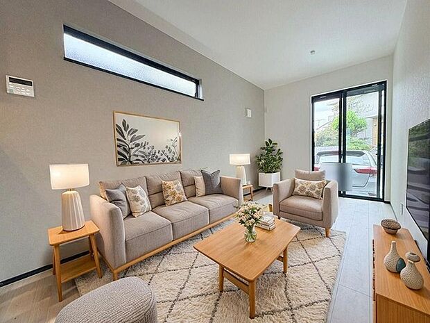 本画像はCGで作成しており、実際に現地に家具は置かれておりません。また、価格に家具は含まれておりません。 