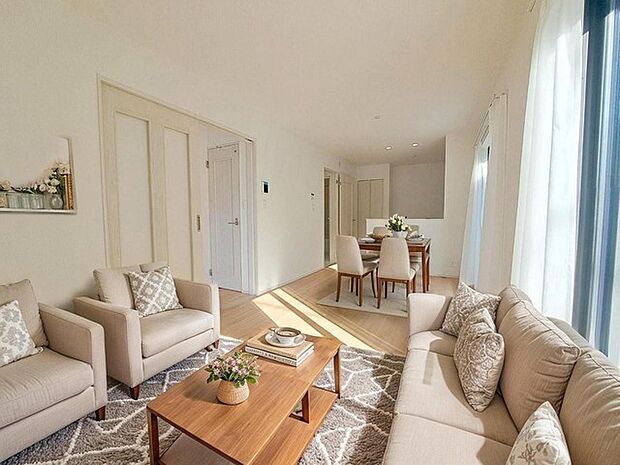 本画像はCGで作成しており、実際に現地に家具は置かれておりません。また、価格に家具は含まれておりません。 