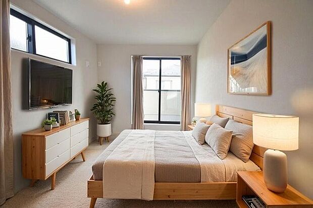 本画像はCGで作成しており、実際に現地に家具は置かれておりません。また、価格に家具は含まれておりません。