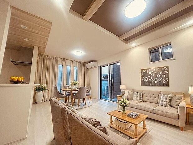 本画像はCGで作成しており、実際に現地に家具は置かれておりません。また、価格に家具は含まれておりません。 