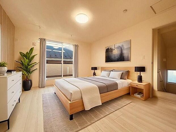 本画像はCGで作成しており、実際に現地に家具は置かれておりません。また、価格に家具は含まれておりません。 