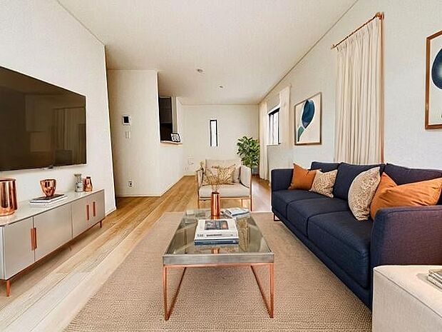 本画像はCGで作成しており、実際に現地に家具は置かれておりません。また、価格に家具は含まれておりません。 