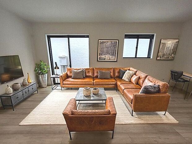 本画像はCGで作成しており、実際に現地に家具は置かれておりません。また、価格に家具は含まれておりません。 