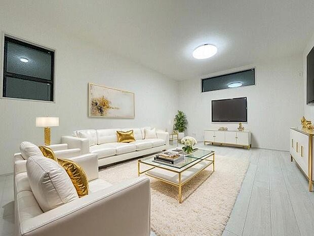 本画像はCGで作成しており、実際に現地に家具は置かれておりません。また、価格に家具は含まれておりません。