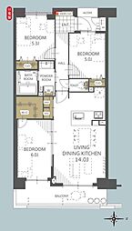 間取図画像 3LDK