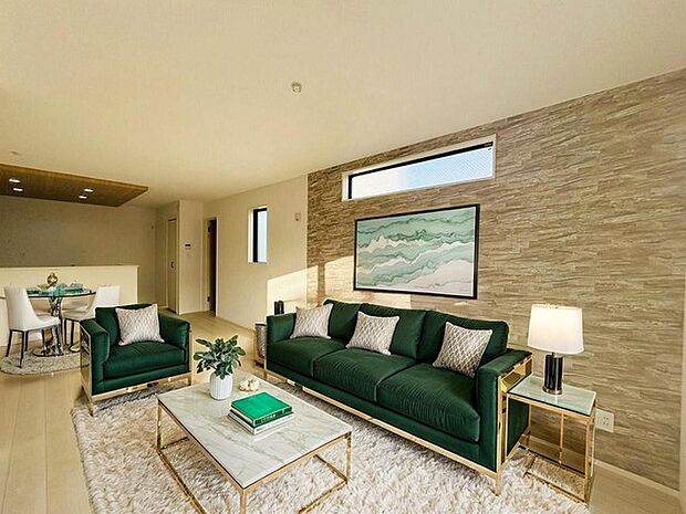 本画像はCGで作成しており、実際に現地に家具は置かれておりません。また、価格に家具は含まれておりません。