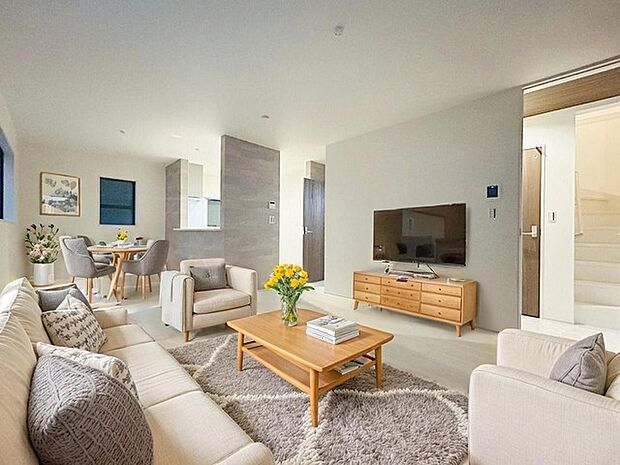 本画像はCGで作成しており、実際に現地に家具は置かれておりません。また、価格に家具は含まれておりません。 