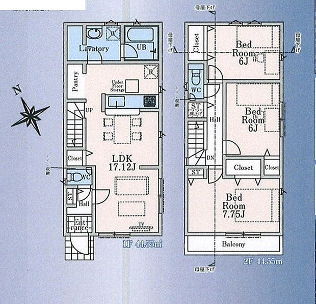 リビング階段の間取り