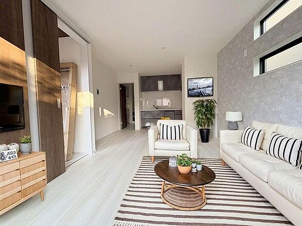 本画像はCGで作成しており、実際に現地に家具は置かれておりません。また、価格に家具は含まれておりません。