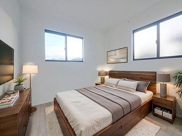 本画像はCGで作成しており、実際に現地に家具は置かれておりません。また、価格に家具は含まれておりません。 