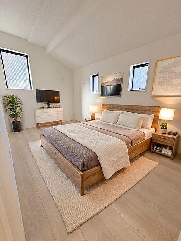 本画像はCGで作成しており、実際に現地に家具は置かれておりません。また、価格に家具は含まれておりません。 