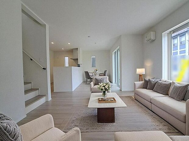 本画像はCGで作成しており、実際に現地に家具は置かれておりません。また、価格に家具は含まれておりません。