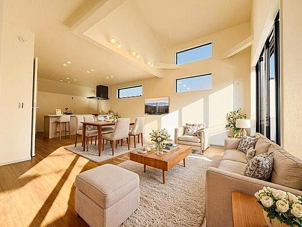 本画像はCGで作成しており、実際に現地に家具は置かれておりません。また、価格に家具は含まれておりません。 