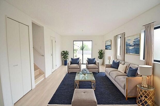 本画像はCGで作成しており、実際に現地に家具は置かれておりません。また、価格に家具は含まれておりません。 