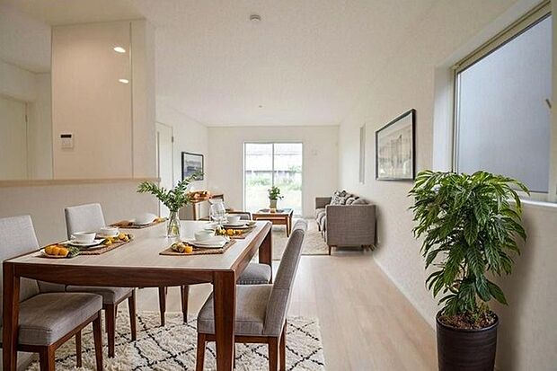 本画像はCGで作成しており、実際に現地に家具は置かれておりません。また、価格に家具は含まれておりません。 