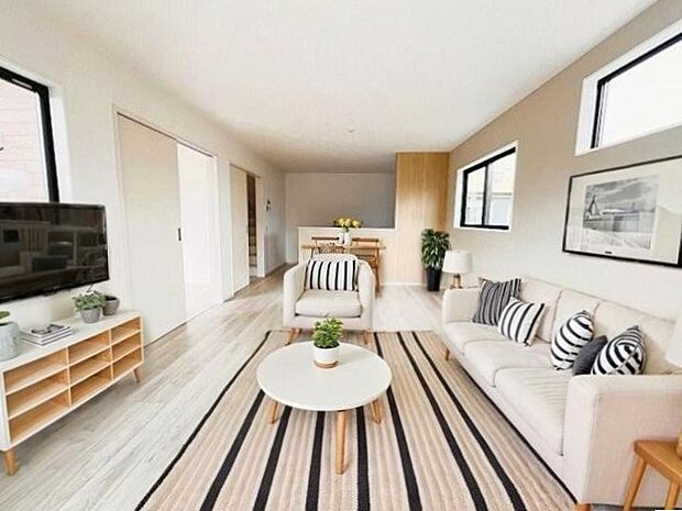 本画像はCGで作成しており、実際に現地に家具は置かれておりません。また、価格に家具は含まれておりません。 