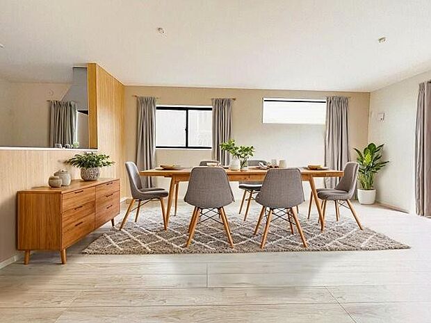 本画像はCGで作成しており、実際に現地に家具は置かれておりません。また、価格に家具は含まれておりません。 