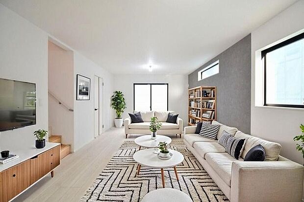 本画像はCGで作成しており、実際に現地に家具は置かれておりません。また、価格に家具は含まれておりません。