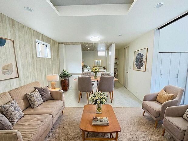 本画像はCGで作成しており、実際に現地に家具は置かれておりません。また、価格に家具は含まれておりません。