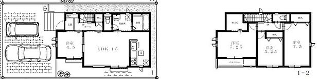 建物参考プラン4ＬＤＫ、1550万円、94．80平米