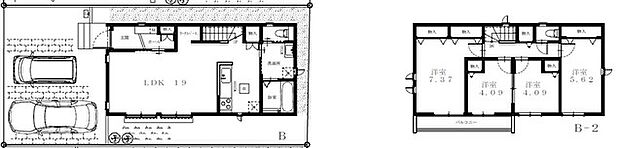 建物参考プラン4LDK、1550万円、95.33平米