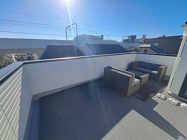 お家からの眺望です。開放感のある眺め。 