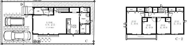 建物参考プラン4LDK、1550万円、95.33平米