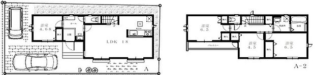 建物参考プラン4LDK、1550万円、96.04平米