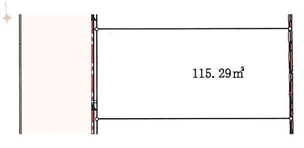 ?西道路の敷地、プラン作成承ります