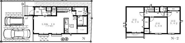 建物参考プラン4ＬＤＫ、1490万円、90．20平米