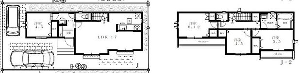 建物参考プラン4LDK、1490万円、91.50平米