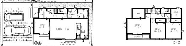 建物参考プラン4ＬＤＫ、1550万円、94．80平米
