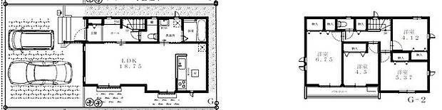 建物参考プラン4ＬＤＫ、1550万円、94．40平米
