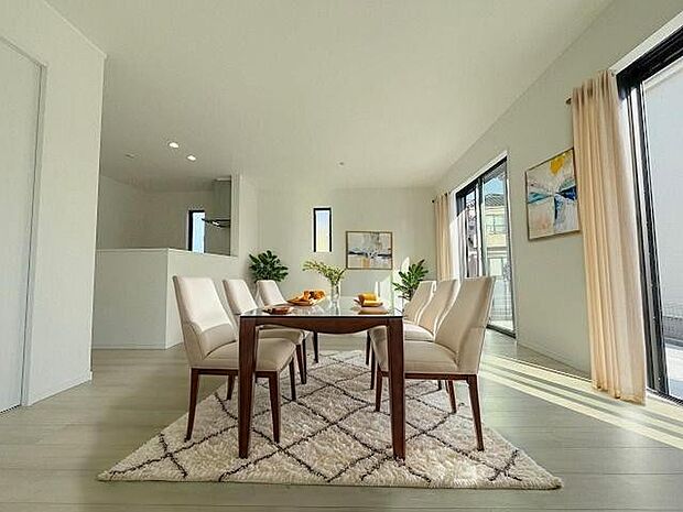 本画像はCGで作成しており、実際に現地に家具は置かれておりません。また、価格に家具は含まれておりません。 