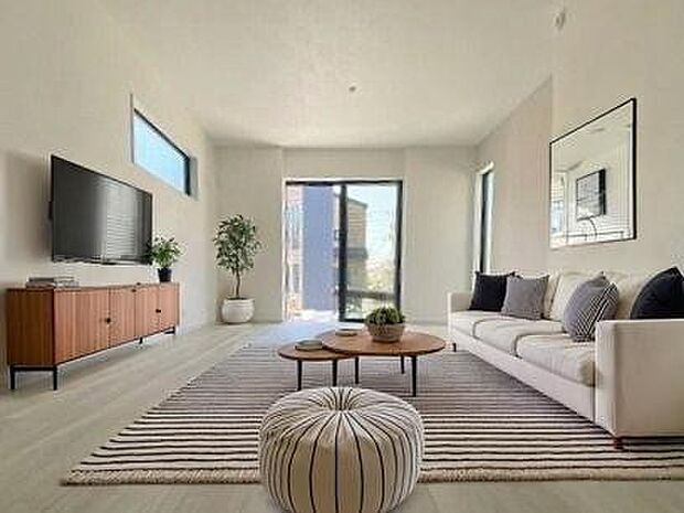 本画像はCGで作成しており、実際に現地に家具は置かれておりません。また、価格に家具は含まれておりません。 