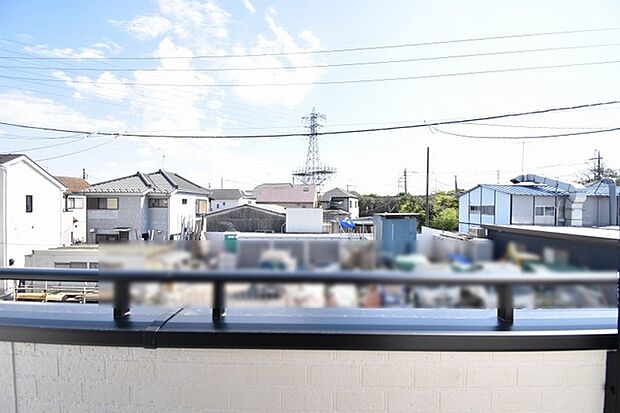 お家からの眺望です。開放感のある眺め。