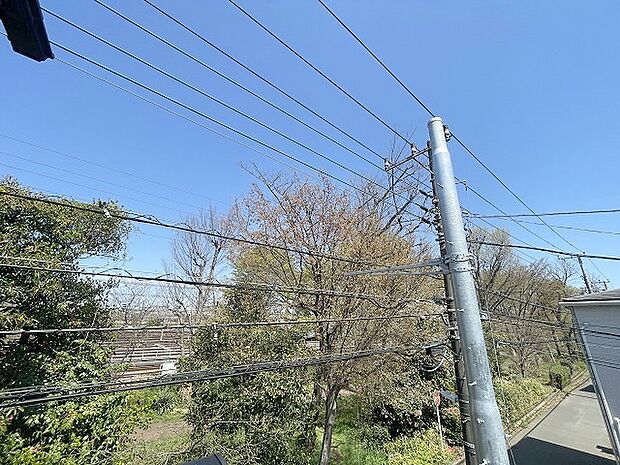 窓からの眺望です。実際に現地で眺望もご確認ください。