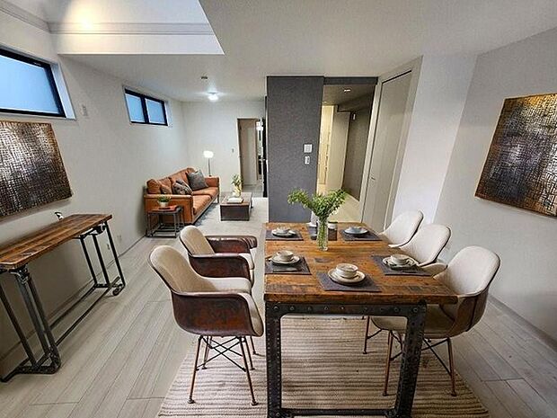 本画像はCGで作成しており、実際に現地に家具は置かれておりません。また、価格に家具は含まれておりません。