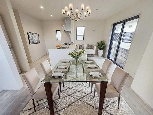 本画像はCGで作成しており、実際に現地に家具は置かれておりません。また、価格に家具は含まれておりません。