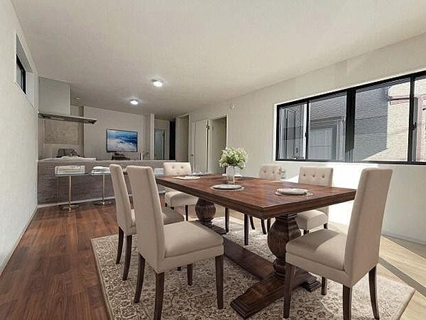 本画像はCGで作成しており、実際に現地に家具は置かれておりません。また、価格に家具は含まれておりません。