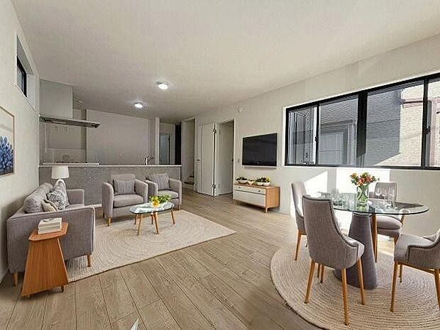 本画像はCGで作成しており、実際に現地に家具は置かれておりません。また、価格に家具は含まれておりません。 