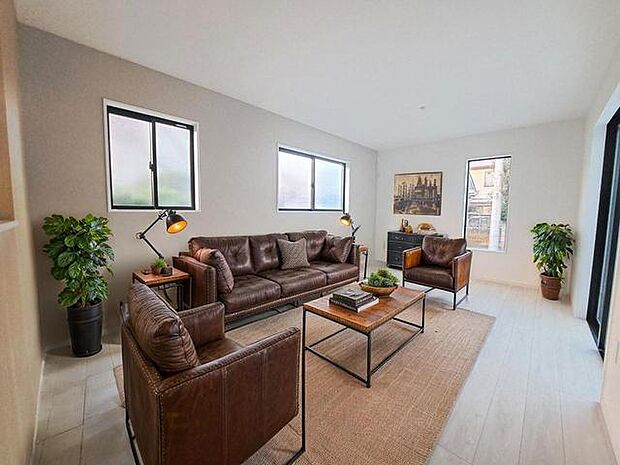 本画像はCGで作成しており、実際に現地に家具は置かれておりません。また、価格に家具は含まれておりません。 