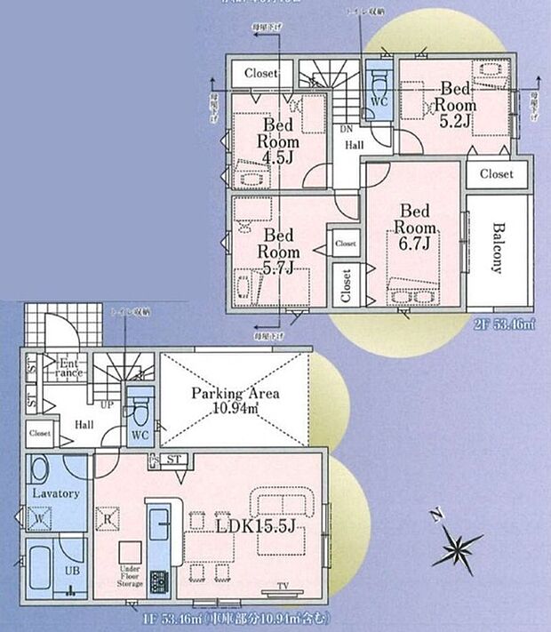 使いやすい4LDKの間取り