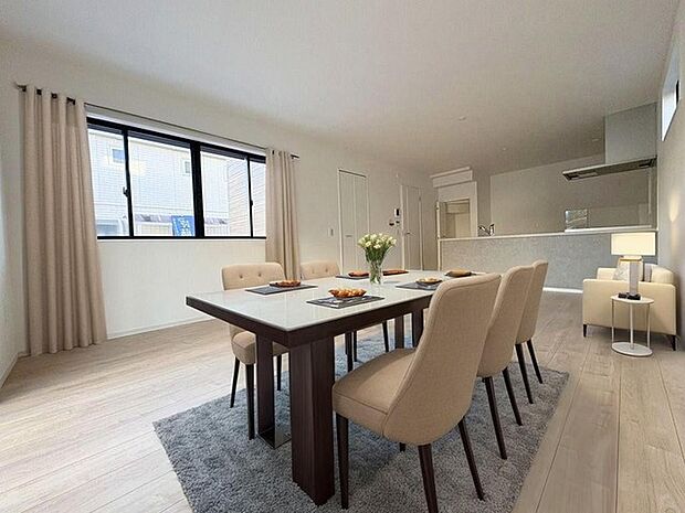 本画像はCGで作成しており、実際に現地に家具は置かれておりません。また、価格に家具は含まれておりません。 