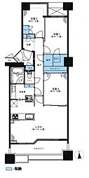 ザ・ガーデンハウス武蔵野センターガーデン 3LDKの間取図画像