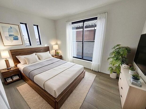 本画像はCGで作成しており、実際に現地に家具は置かれておりません。また、価格に家具は含まれておりません。 