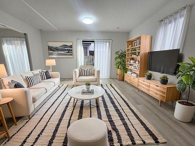 本画像はCGで作成しており、実際に現地に家具は置かれておりません。また、価格に家具は含まれておりません。