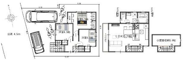 建物面積 71.28平米 建物価格 1.500円